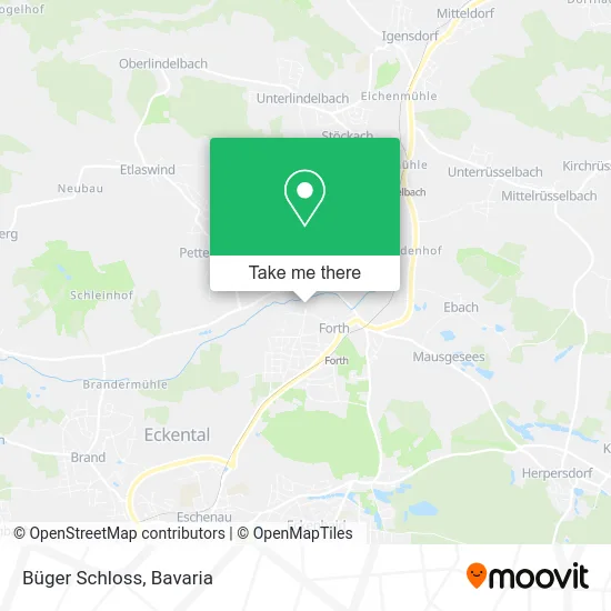 Карта Büger Schloss