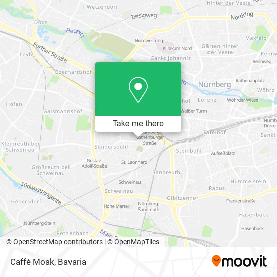 Карта Caffè Moak