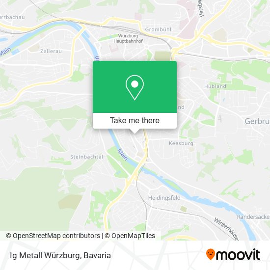 Ig Metall Würzburg map