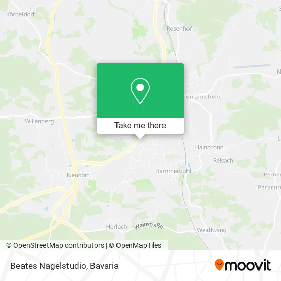 Карта Beates Nagelstudio