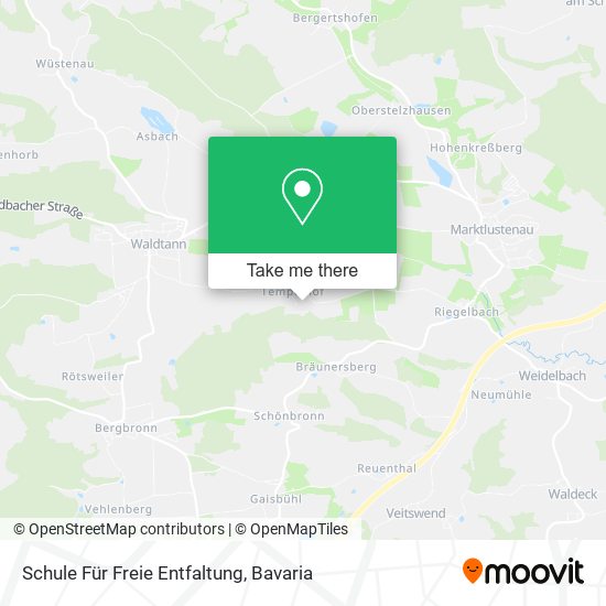 Schule Für Freie Entfaltung map
