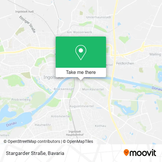 Карта Stargarder Straße