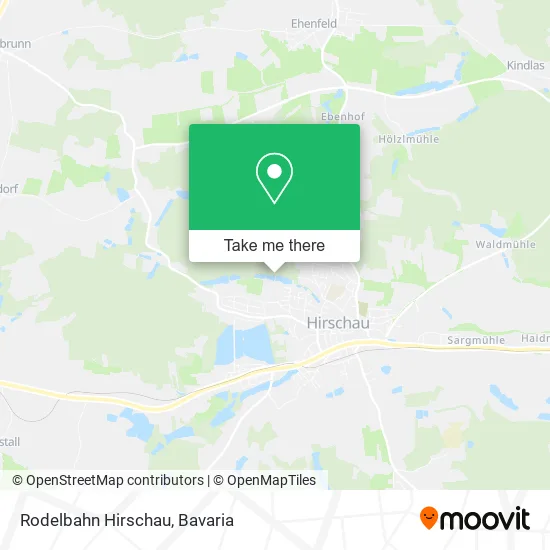 Карта Rodelbahn Hirschau