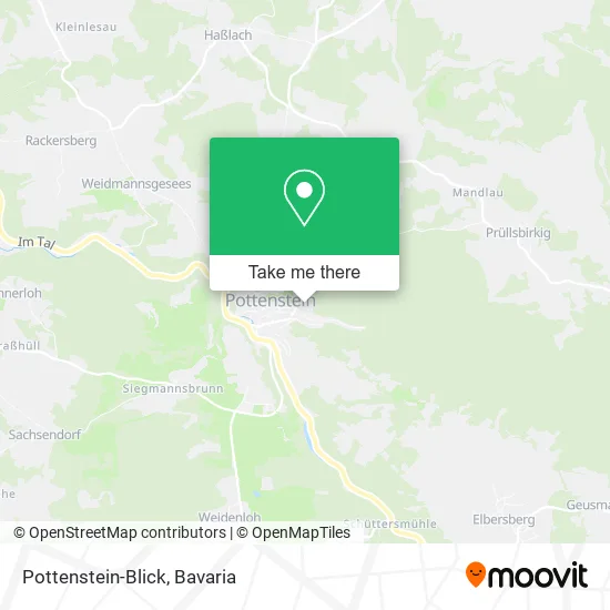 Карта Pottenstein-Blick