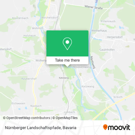 Карта Nürnberger Landschaftspfade