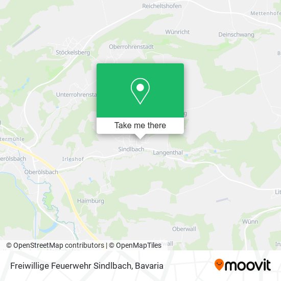 Freiwillige Feuerwehr Sindlbach map