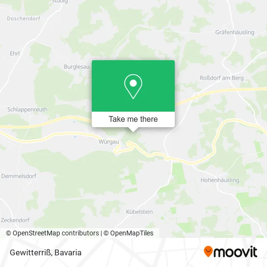 Карта Gewitterriß