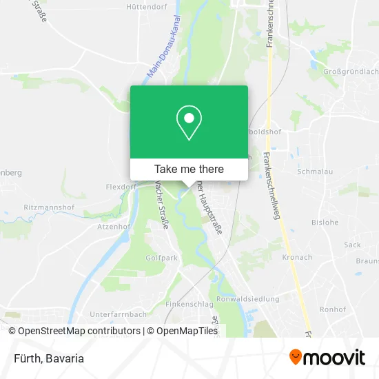 Карта Fürth