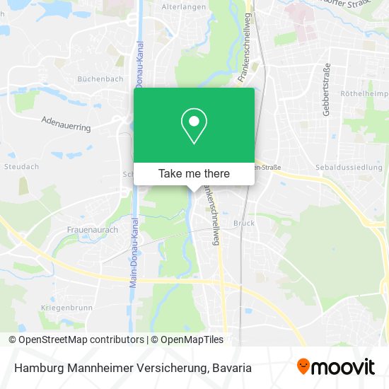Hamburg Mannheimer Versicherung map