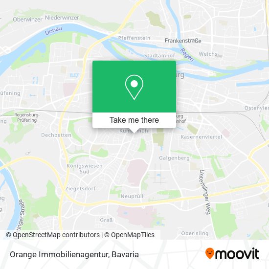 Orange Immobilienagentur map