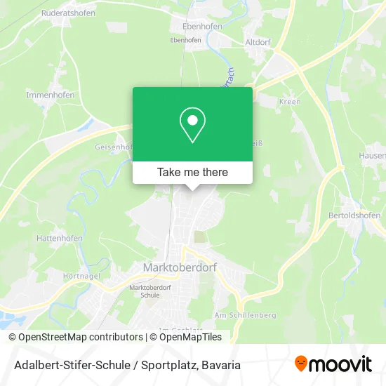 Карта Adalbert-Stifer-Schule / Sportplatz