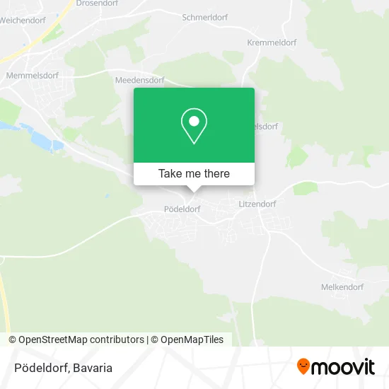 Карта Pödeldorf