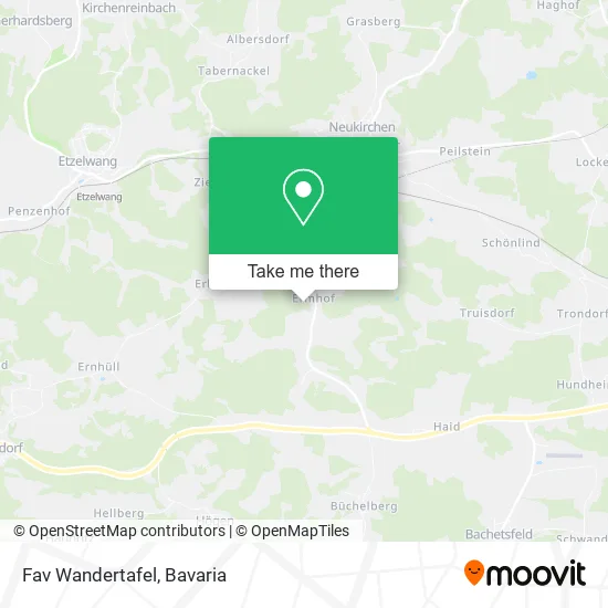 Карта Fav Wandertafel
