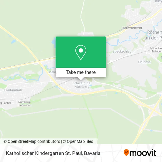 Карта Katholischer Kindergarten St. Paul