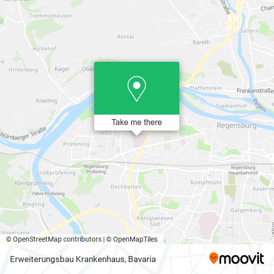 Erweiterungsbau Krankenhaus map
