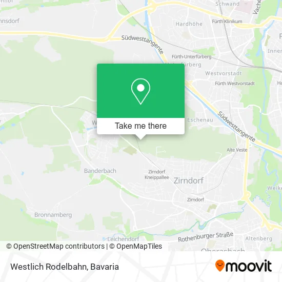 Карта Westlich Rodelbahn