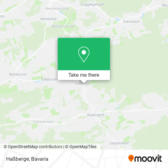 Карта Haßberge