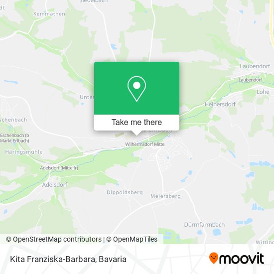 Kita Franziska-Barbara map