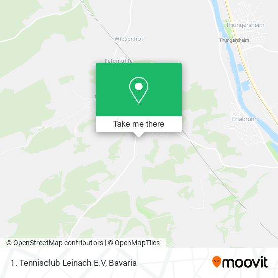 1. Tennisclub Leinach E.V map