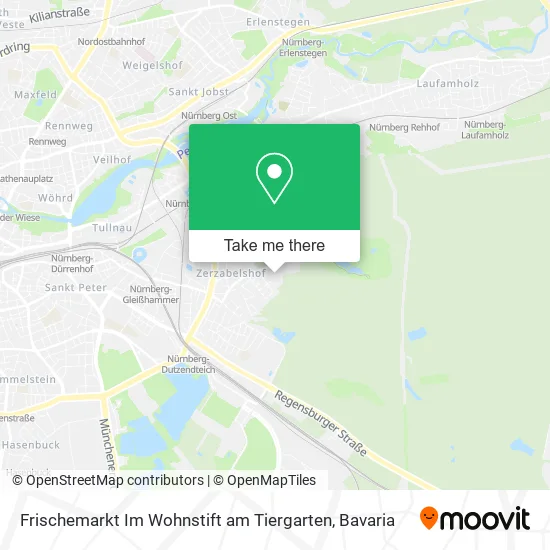 Карта Frischemarkt Im Wohnstift am Tiergarten