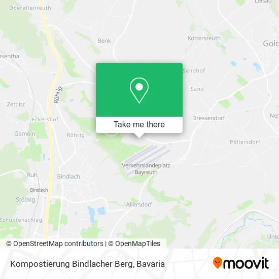 Карта Kompostierung Bindlacher Berg