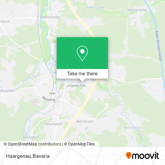 Карта Haargenau