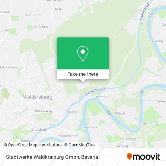 Stadtwerke Waldkraiburg Gmbh map