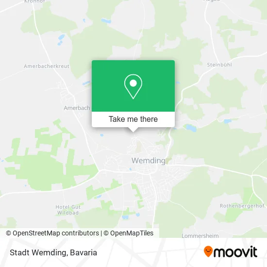 Карта Stadt Wemding