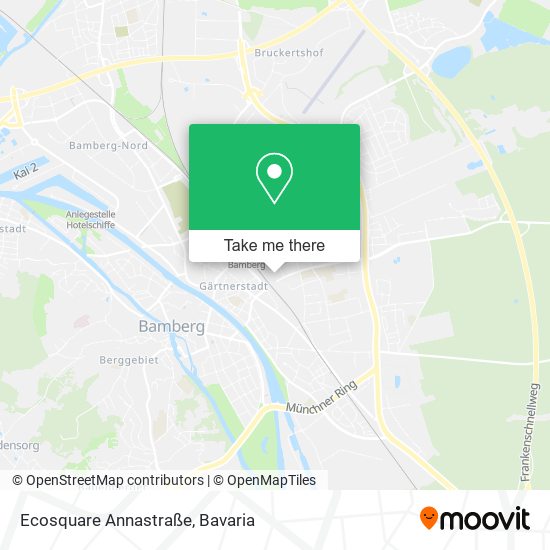 Ecosquare Annastraße map