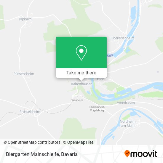 Biergarten Mainschleife map