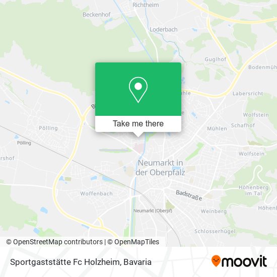 Sportgaststätte Fc Holzheim map