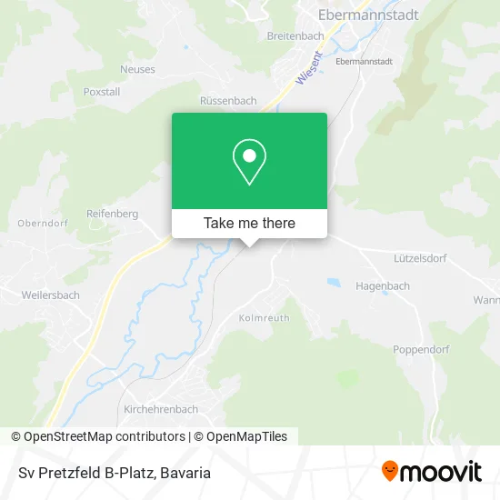 Карта Sv Pretzfeld B-Platz