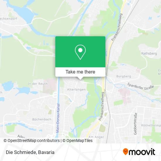 Карта Die Schmiede