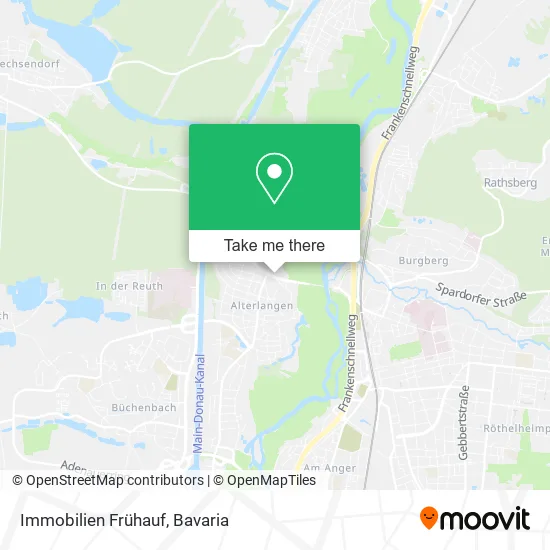 Карта Immobilien Frühauf