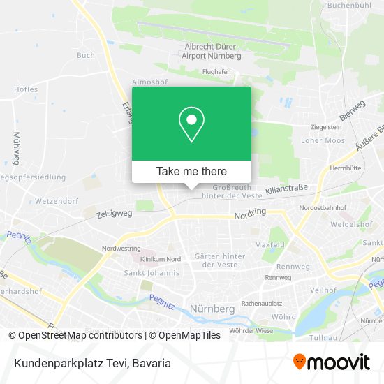 Kundenparkplatz Tevi map