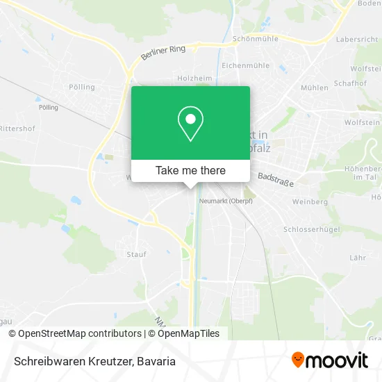 Карта Schreibwaren Kreutzer