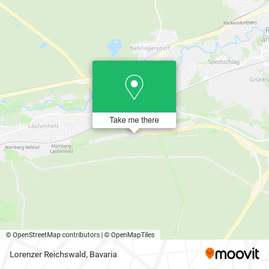 Карта Lorenzer Reichswald