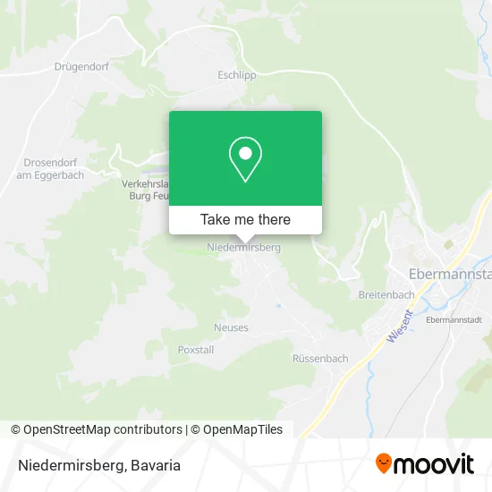 Карта Niedermirsberg