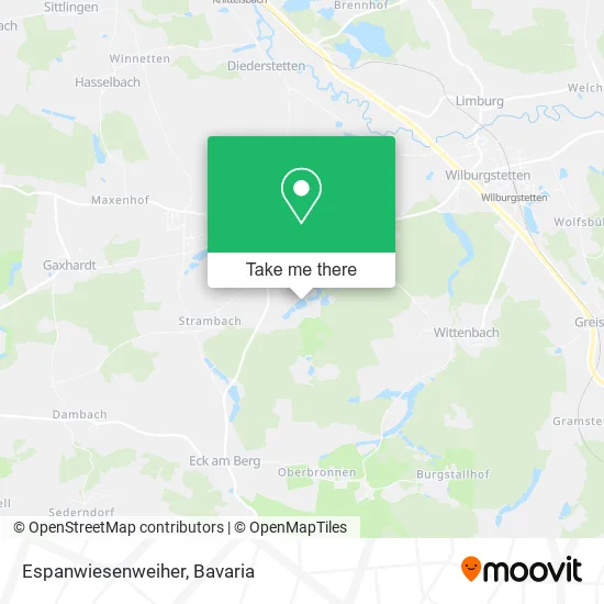 Карта Espanwiesenweiher