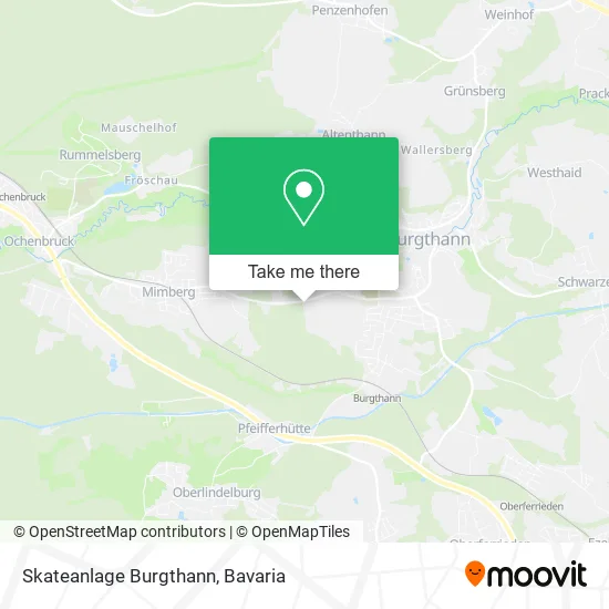 Карта Skateanlage Burgthann