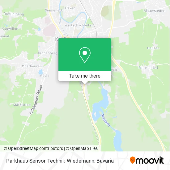 Карта Parkhaus Sensor-Technik-Wiedemann