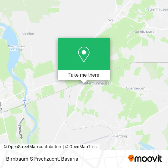 Карта Birnbaum´S Fischzucht