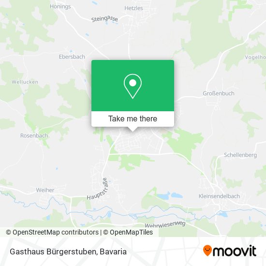 Карта Gasthaus Bürgerstuben