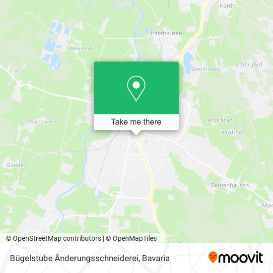 Bügelstube Änderungsschneiderei map