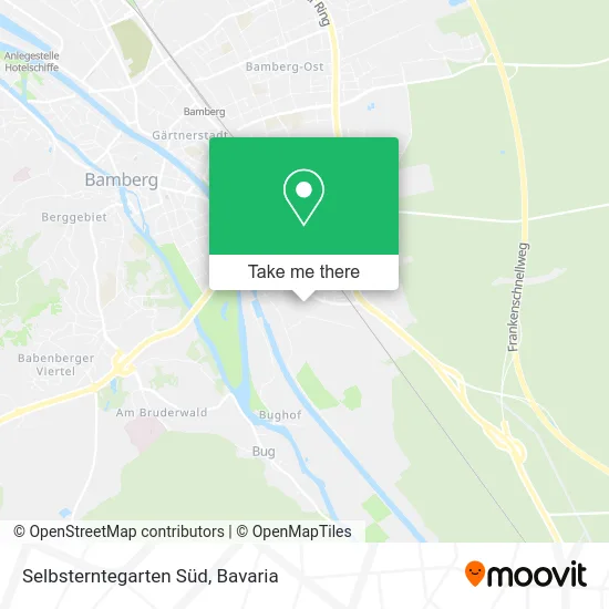 Карта Selbsterntegarten Süd