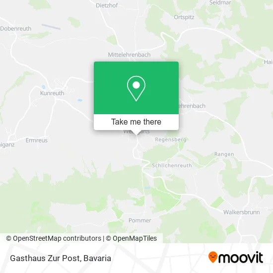 Карта Gasthaus Zur Post