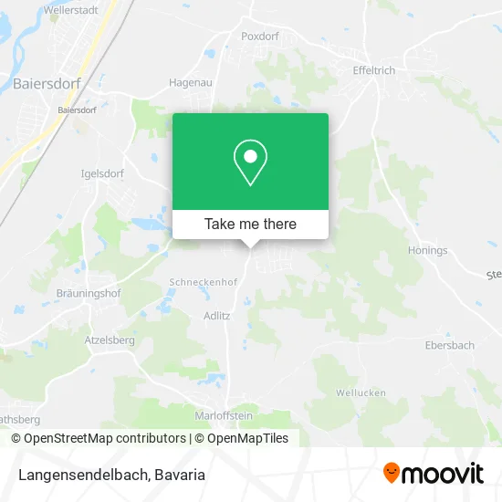 Карта Langensendelbach