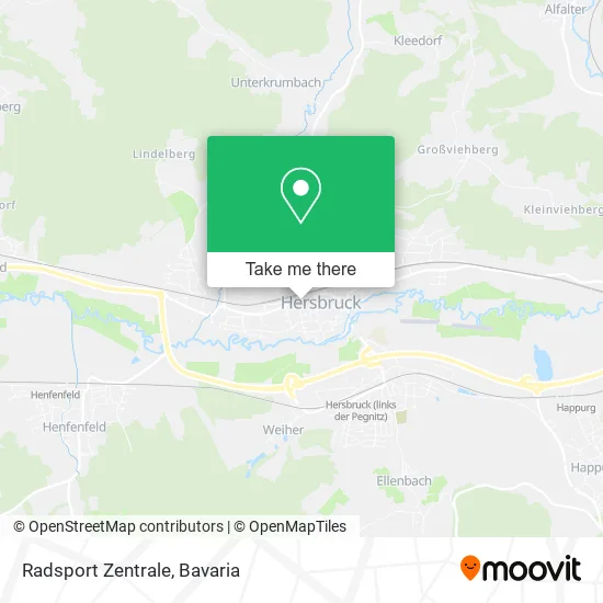 Карта Radsport Zentrale