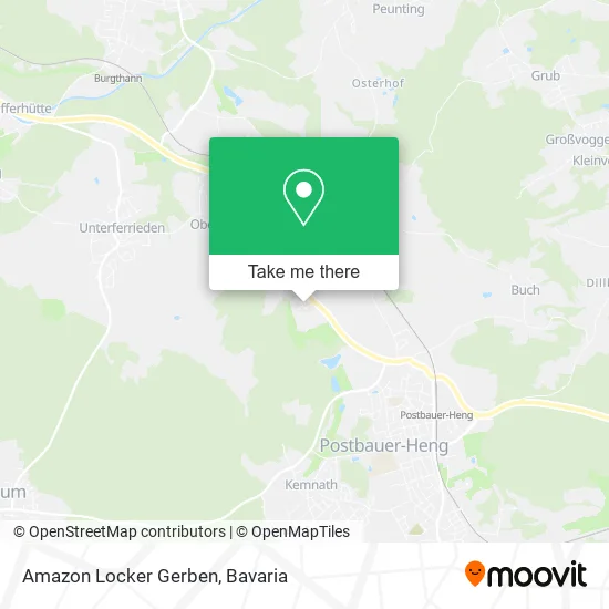 Карта Amazon Locker Gerben