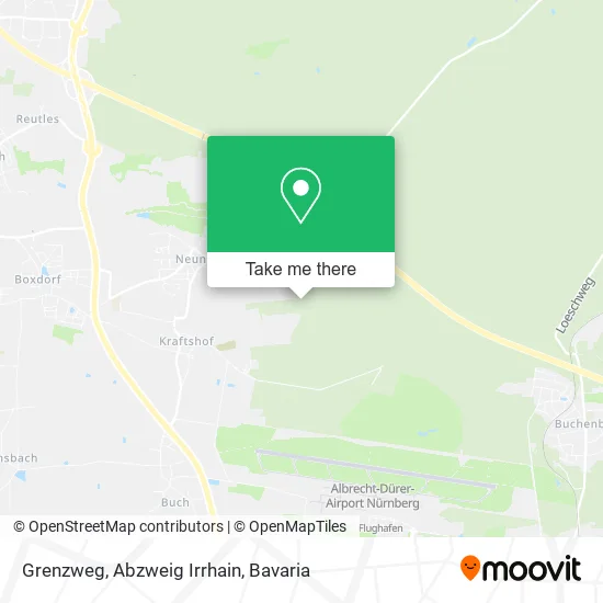 Карта Grenzweg, Abzweig Irrhain